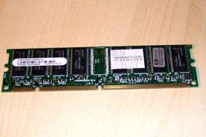 HP 1818 8151 PC RAM 256MB x 2   168 Pin   Pulled Part  