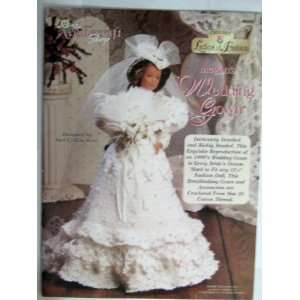  Megans Wedding Dress (Crochet Design Ladies of Fashion 