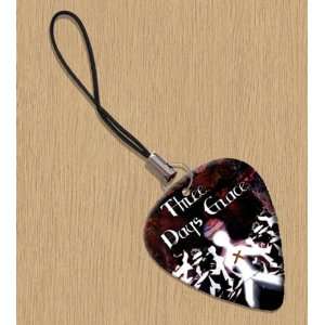  Three Days Grace Premium Guitar Pick Phone Charm Musical 