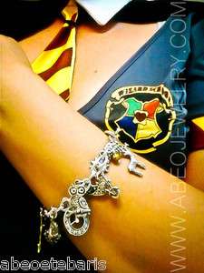 Harry Potter Inspired Charm Bracelet Loaded with bonus necklace  
