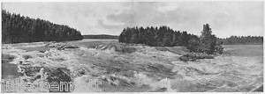 Finland VALLINKOSKI. Fine Panoramic View. 1896  