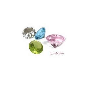 Inch (80mm) Crystal Glass Diamond Paperweight, Various Colors, 12 