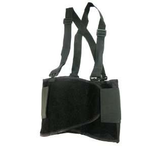  Genau Gear 8103 Back Support Belt, Black Polyester, L 