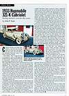 1997 1933 Hupmobile 321 K Cabriolet Classic Article A13