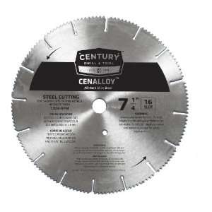 Century Drill and Tool Steel 8207 Cutting Circular Saw Blade, 7 1/4 