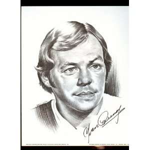  1974 Yvan Cournoyer Montreal Canadiens Lithograph Sports 