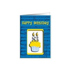  83rd Birthday Cupcake, Happy Birthday Card Toys & Games