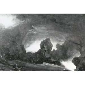   Thomas Cole   24 x 16 inches   Compositional Sketch
