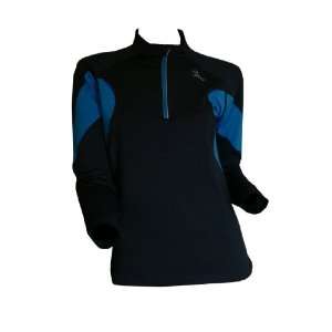   Thermo Black With Blue Running Shirt 8560 Size XXL 