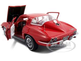 descriptions brand new 1 24 scale model of 1965 chevrolet corvette 