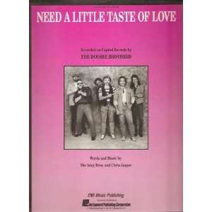  Sheet Music Need A Little Taste Of Love Doobie Brothers 66 