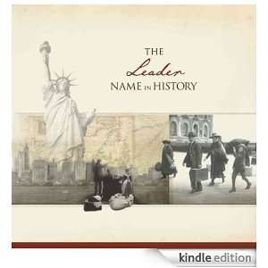 The Leader Name in History Ancestry  Kindle Store