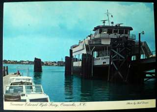 1970s Gov. Edward Hyde Car Ferry, Ocracoke, North Carolina  