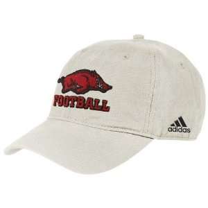  adidas Arkansas Razorbacks Stone Football Slouch Hat 
