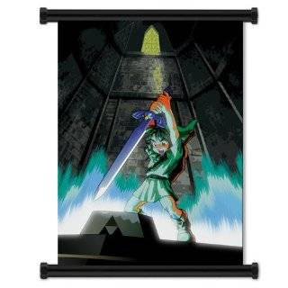 Legend of Zelda Ocarina of Time Game Fabric Wall Scroll Poster (32 