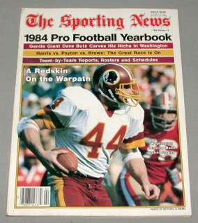 1984 John Riggins Redskins NFL Pro Football Magazine  