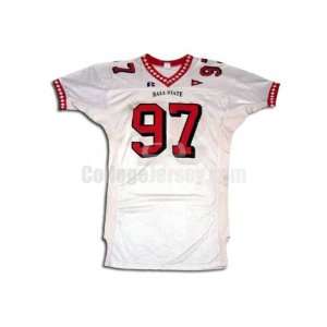   No. 97 Game Used Ball State Russell Football Jersey
