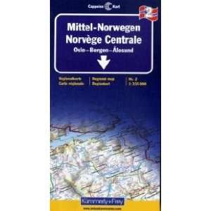  Central Norway Oslo, Bergen, Alesund Pt. 1 (Regional Maps 
