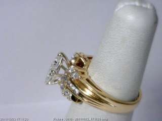 1K MARQUI TOTAL 1.75K 14K GOLD DIAMOND RING W/APPRAISAL CLOSE OUT WHAT 