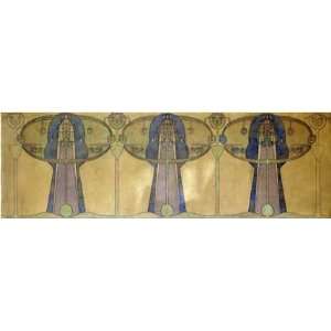  Design For a Decorative Frieze by Frances macdonald 