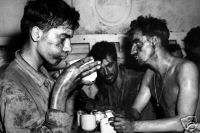 Marines After Fighting Eniwetok Atoll   WWII USMC Photo  