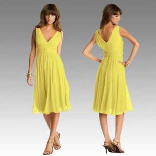 New Exquisite Cocktail Evening Party Silk Chiffon Dress  