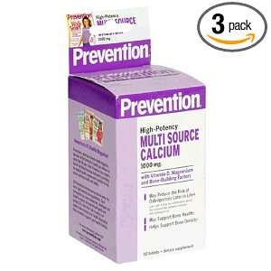  Prevention High Potency Multi Source Calcium Tablets, 1000 