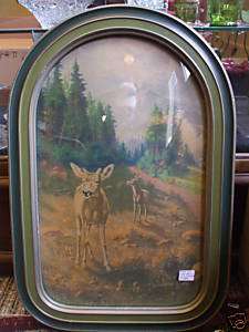 Yearling Deer W. A. Carson h/t litho  