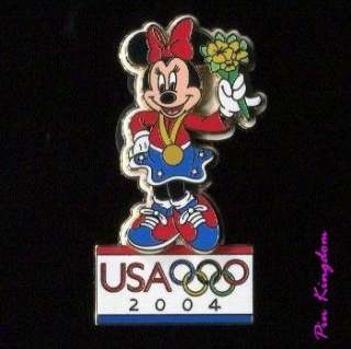 Minnie Mouse USA Olympics All American Pin Quest Summer Games Series 