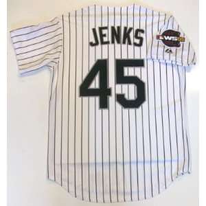  Bobby Jenks Chicago White Sox 05 World Series Jersey 