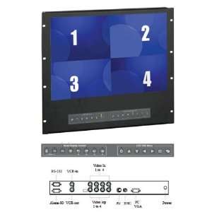  9U, 19 rackmount LCD surveillance monitor Electronics