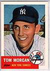 1953 Topps 132 Yanke Pitching Ace Tom Morgan PSA 6 Short Print  