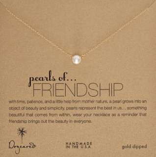 Pearls of Friendship Necklace, 16 Gold by Dogeared Jewels & Gifts 