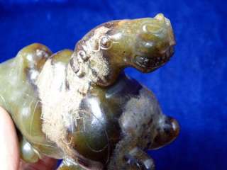 JADE NEPHRITE LUCKY CAMEL WITH BEAUTIFUL DESIGNS  