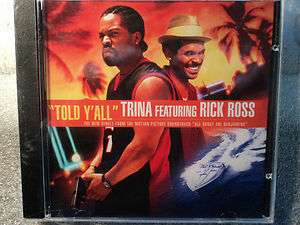 TRINA & RICK ROSS   Told YAll (PROMO CD/4 VERSION) SEALED  