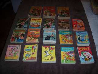 62 Vintage Big Little Books Bonanza Tarzan Disney ETC  