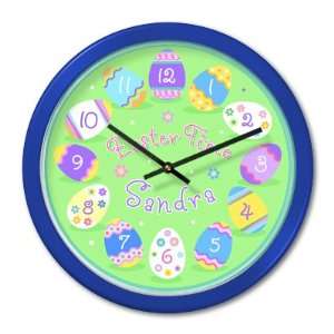  Olive Kids Easter Personalized Blue Clock