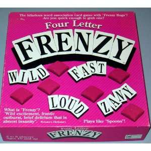  Four Letter Frenzy Word Association Card Board Game Toys & Games