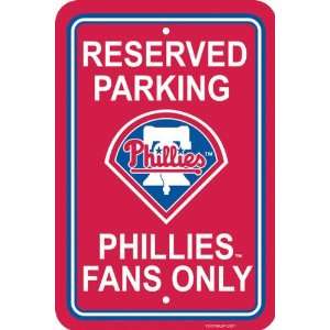 Philadelphia Phillies Parking Sign   Set of 2 Sports 