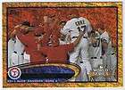 TEXAS RANGERS 2011 ALCS GAME 6 Gold Parallel card Topps 2012 series 1 