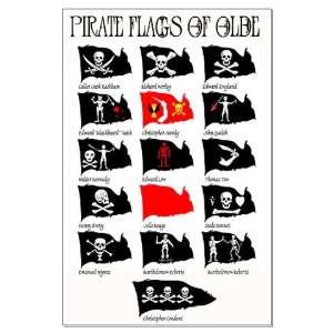  Pirate Flags  Jolly Roger Hobbies Large Poster by 