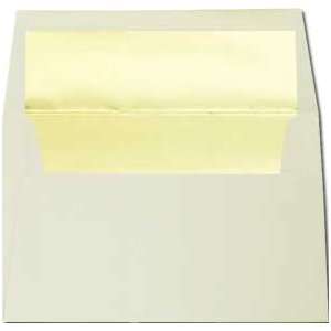  A7 FOIL LINED Envelopes   Classic Linen Natural White 