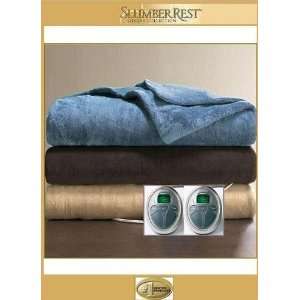   ) Camelot Retreat RoyalMink Heated Electric Warming Heating Blanket