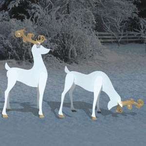  Pattern for 3 D Reindeer Shadows Patio, Lawn & Garden