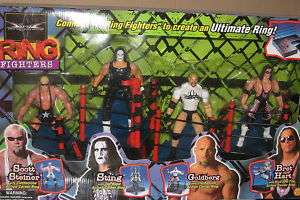 WCW Ring Fighters 4 pack action figures 1999 Very Rare  