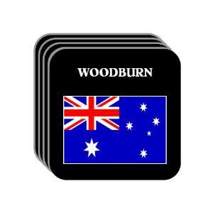  Australia   WOODBURN Set of 4 Mini Mousepad Coasters 