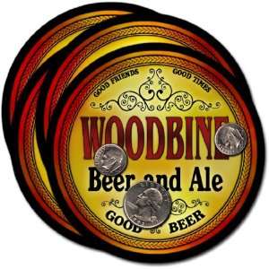  Woodbine, GA Beer & Ale Coasters   4pk 