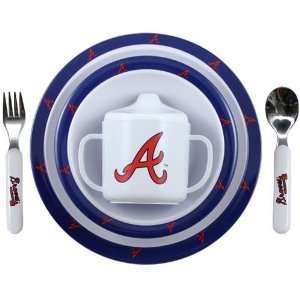  MLB Atlanta Braves Childrens Dinner Set Sports 