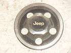 Jeep Wheel Center Cap YJ 15x7 Silver Chrome Wrangler Cherokee Worn 87 