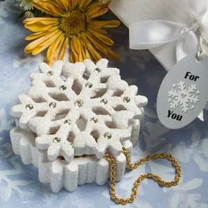  Wedding Favors Winter Wonderland Snowflake design box 